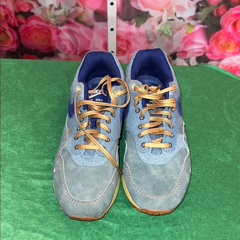 Nike Air Max Dirty Denim 10 Blue and Gold